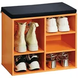 KESPER Schuhregal Orange, Schwarz 15965,