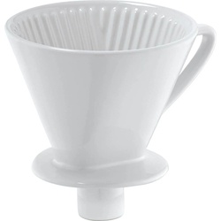 Cilio 106091 Kaffeefilter (e) Tasse Wiederverwendbarer Kaffeefilter, Kaffeemaschinen Zubehör, Weiss