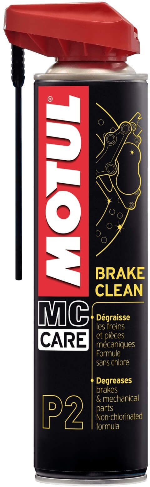 MOTUL MC CARE P2 BRAKE CLEAN, reiniger voor remschijven en remtrommels, 400ML, 0-5l