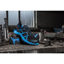 Haix Sicherheitsschuh BE Safety 40.1 low Gr.9 (43) schwarz/bl. S3 HRO HI CI WR SRC - Schwarz - 43