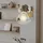 Steinhauer Retro Wand Lampe (1578W) weiß