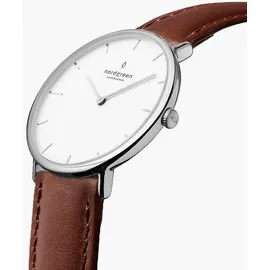 Nordgreen Native Quarz Edelstahl 32 mm NR32SILEBRXX