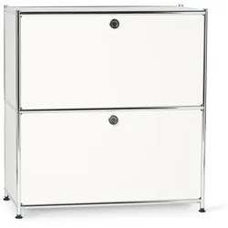 Tchibo - Sideboard Metall »Cn3« - 77x40x83cm - chrom - Stahl / Aluminium / Kunststoff