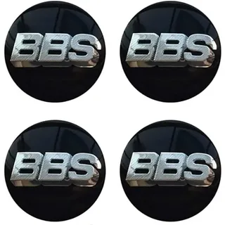 4 Stück Auto Nabendeckel Aufkleber, Radnabenabdeckung-Logo für BBS 70mm, Nabenkappen Abzeichen Sticker, Felgen Aufkleber,D