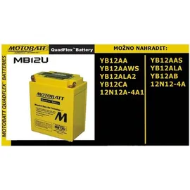 MOTOBATT MB12U 14 Ah 0 A