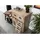 Massivmoebel24 Kommode Mango 70 x 45 x 85 cm Beige / Braun