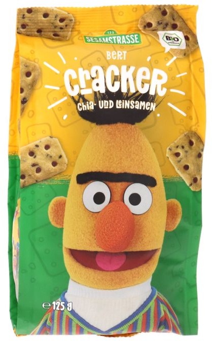 Sesamstrasse BIO Cracker Chia Leinsamen Bert