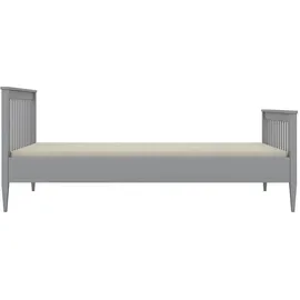 M&S Bett Emilia 90 x 200 cm Kiefer grau