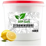 Premium Zitronensäurepulver im Eimer 10kg - Zitronensäure Pulver für Lebensmittelkontakt E330 TOP
