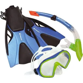 Donic Schildkröt Schildkröt 940002 - Cayman Schnorchelset, Brille, Schnorchel, Flossen Gr. 43-47