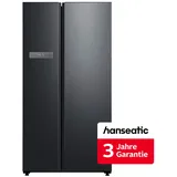 Hanseatic HSBS17590BBI Side-by-Side (592 l, 1793 mm hoch, Schwarz)