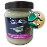 Nabu Erdnussbutter für Vögel mit Mehlwürmern, 330 g-Glas