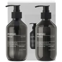 Meraki Deep Valley Geschenkbox Handseife und Handlotion 2 x 275 ml