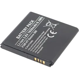 AccuCell Akku passend für HTC Desire 300, Li-Ion, 3,8V, 1650mAh, 6,3Wh