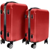 Hti-Living High Level Koffer-Set 2-tlg. rot