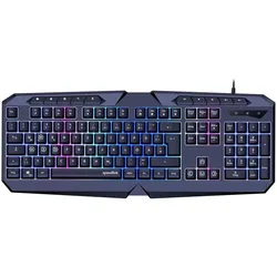 Speedlink LUDICIUM RGB Rainbow Gaming Tastatur, schwarz - DE Layout