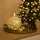 I.GE.A. Kugel-Kerze B 10 cm 12 cm gold