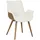 Massivmoebel24 Polsterstuhl Buche Polyester beige/braun