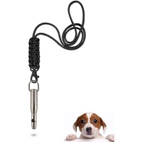 TODREMOU Hundepfeife Rütter Rückruf Metall-Hochfrequenter Ton, Professionelles Hundetraining, Kann Vom Menschlichen Ohr Gehört Werden (Silver Bullet X1)