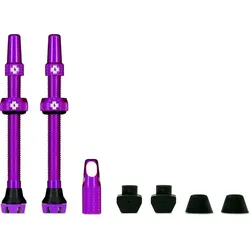 Muc-Off Tubeless Valve Kit V2 Universal MTB & Road Lila Modell 2023