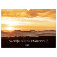 Calvendo Naturparadies Pfälzerwald (Wandkalender 2026 DIN A3 quer), CALVENDO