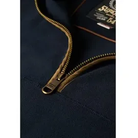 Superdry Damen. Estate Fleecejacke mit halblangem Reißverschluss Finster Marineblau 42 - 42