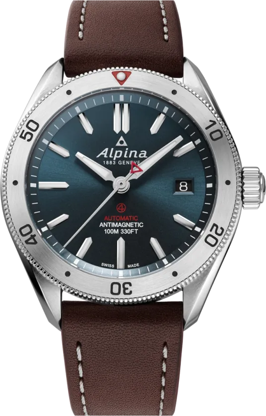 Alpina Alpiner Collection Alpiner 4 Automatic - 40mm AL-525N4AQ6 - blau,braun - 40mm