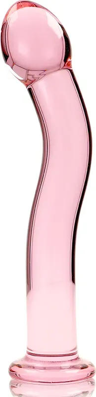 NEBULA SERIES - Modell 18 Dildo aus Borosilikatglas, 18,5 cm Ø 3,5 cm - Rosa