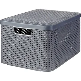 Curver Aufbewahrungskorb Curver Style L 44,5 x 0,0 x 0,0 cm grau
