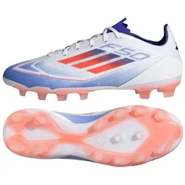 Adidas F50 Pro MG Cloud White / Solar Red / Lucid Blue 45 1/3