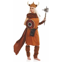 Fun Shack Wikingerin Kostüm Damen, Wikinger Frau Kostüm, Kostüm Damen Wikinger, Viking Costume Women, Vikinger Kostüm Damen, Wikinger Kostüme, Karneval Kostüm Damen - L