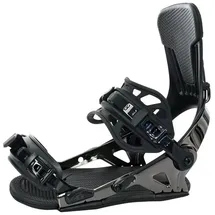 F2 Snowboard Soft Bindung Eliminator Carve Fastec M Schwarz