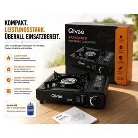qivee Gaskocher Campingkocher Qivee