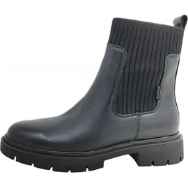 TAMARIS Comfort Damen Chelsea Boots mit Reißverschluss Wasserabweisend, Schwarz 38 EU