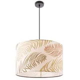 Paco Home Pendelleuchte Blumen Palmen E27 Pendelleuchte - schwarz, 1 (Ø45,5 cm), -