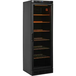 TEFCOLD Display-Kühlschrank geeignet für Wein CPV1380E 372l Schwarz