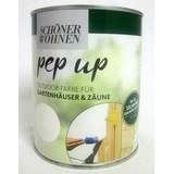 Pep up Outdoor-Farbe für Gartenhäuser und Zäune 1 l taubenblau