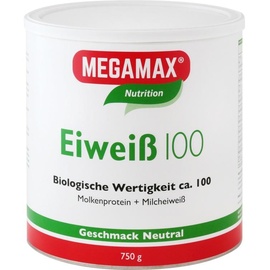 MEGAMAX Eiweiß 100 Neutral Pulver 750 g