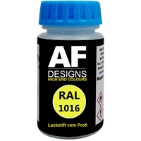 Alex Flittner Designs Lackstift RAL 1016 SCHWEFELGELB stumpfmatt 50ml schnelltrocknend Acryl
