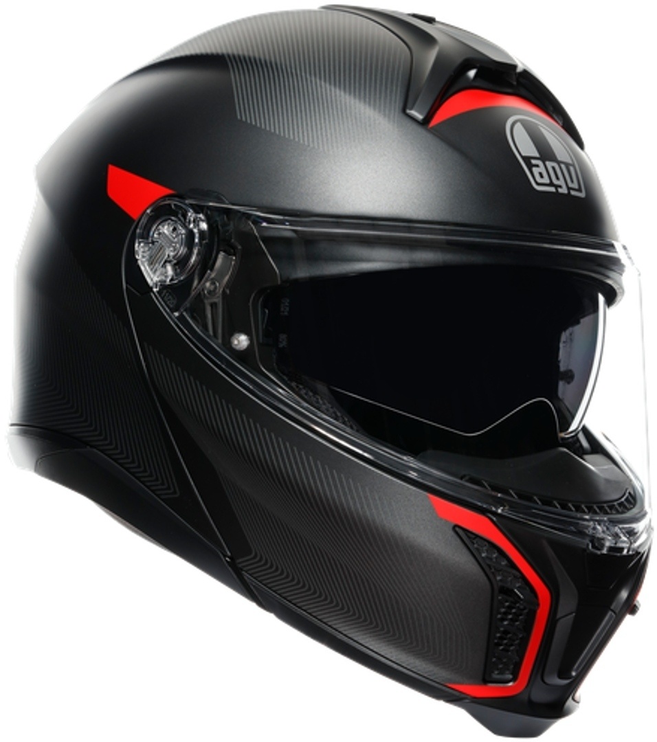 AGV Tourmodular Frequency Helm, grau-silber, Größe XS