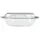 Simax Auflaufform 3716-115 Oval 33,4 x 11,1 cm Transparent