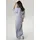 Aniston SELECTED Sommerkleid Grafischer Druck Jeansblau/Weiß 44