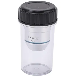 1X Mikroskop-Objektiv, Achromatisches Objektiv, Objektiv mit Geringer Leistung, Objektiv mit 20,2 Mm RMS-Schnittstellengewinde, Biologisches Mikroskopobjektiv