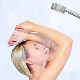 luxuskollektion Duschkopf Hochdruck 1,5m Schlauch Edelstahl Handbrause