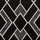 Steffensmeier Outdoorteppich, Schwarz, Textil, Rauten, Rechteckig, 120x170 cm wasserabweisend, Teppiche & Böden, Teppiche, Outdoorteppiche