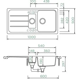 Schock Formhaus D-150L Unterbau asphalt + Excenterbetätigung