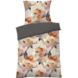 Dyckhoff Bloomsbury bunt Satin 135 x 200 cm + 80 x 80 cm