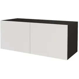 altdecor ELIO Lowboard 100 cm x 40 cm x 40 cm Schwarz/Holzwerkstoff
