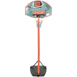 vidaXL Tragbares Basketball-Set Verstellbar 180-230 cm