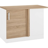 Held MÖBEL Eckunterschrank Gera Stellbreite 110 cm beige|weiß